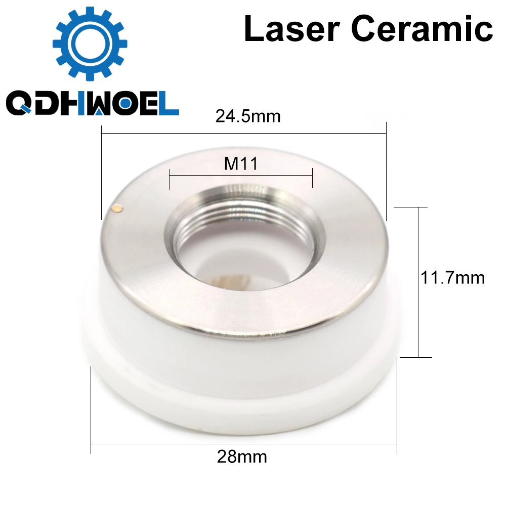 QDHWOEL Laser Ceramic Dia. 28 32mm KT B2 CON P0571-1051-00001 For Laser Cutting Head 24.5mm/28.5mm