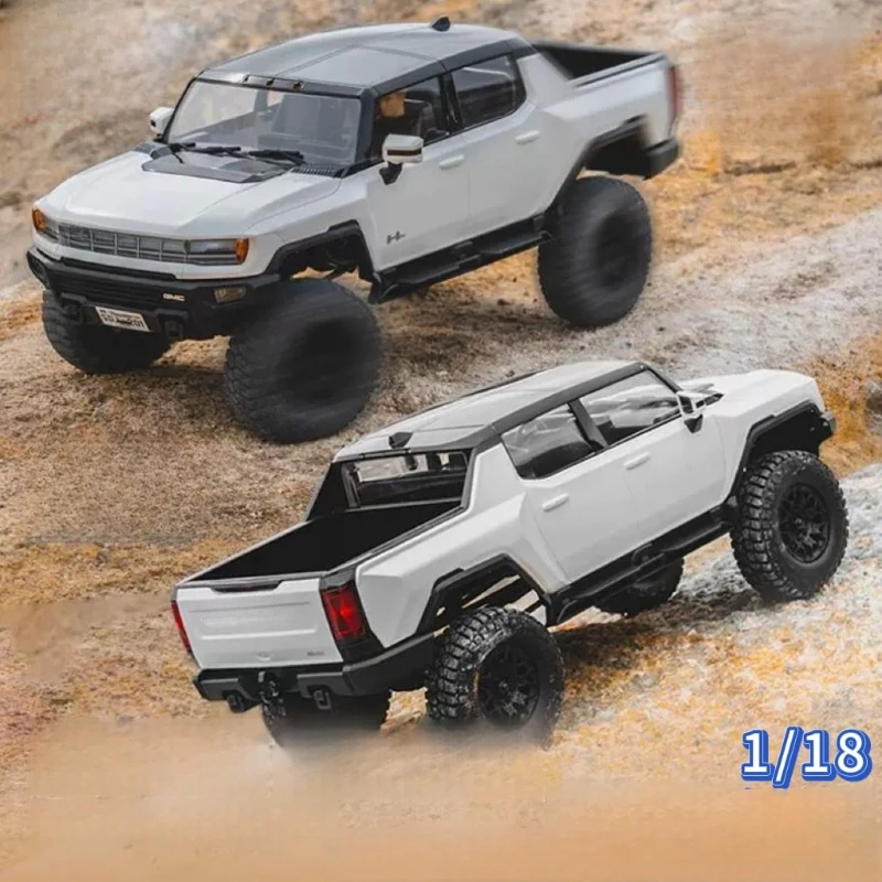 FMS 1/18 EV RC 4WD Pickup Truck 2.4GHz Remote Control Dual-Speed ​​Electric Off-Road Crawler Boy's Toy Car Simulation Model