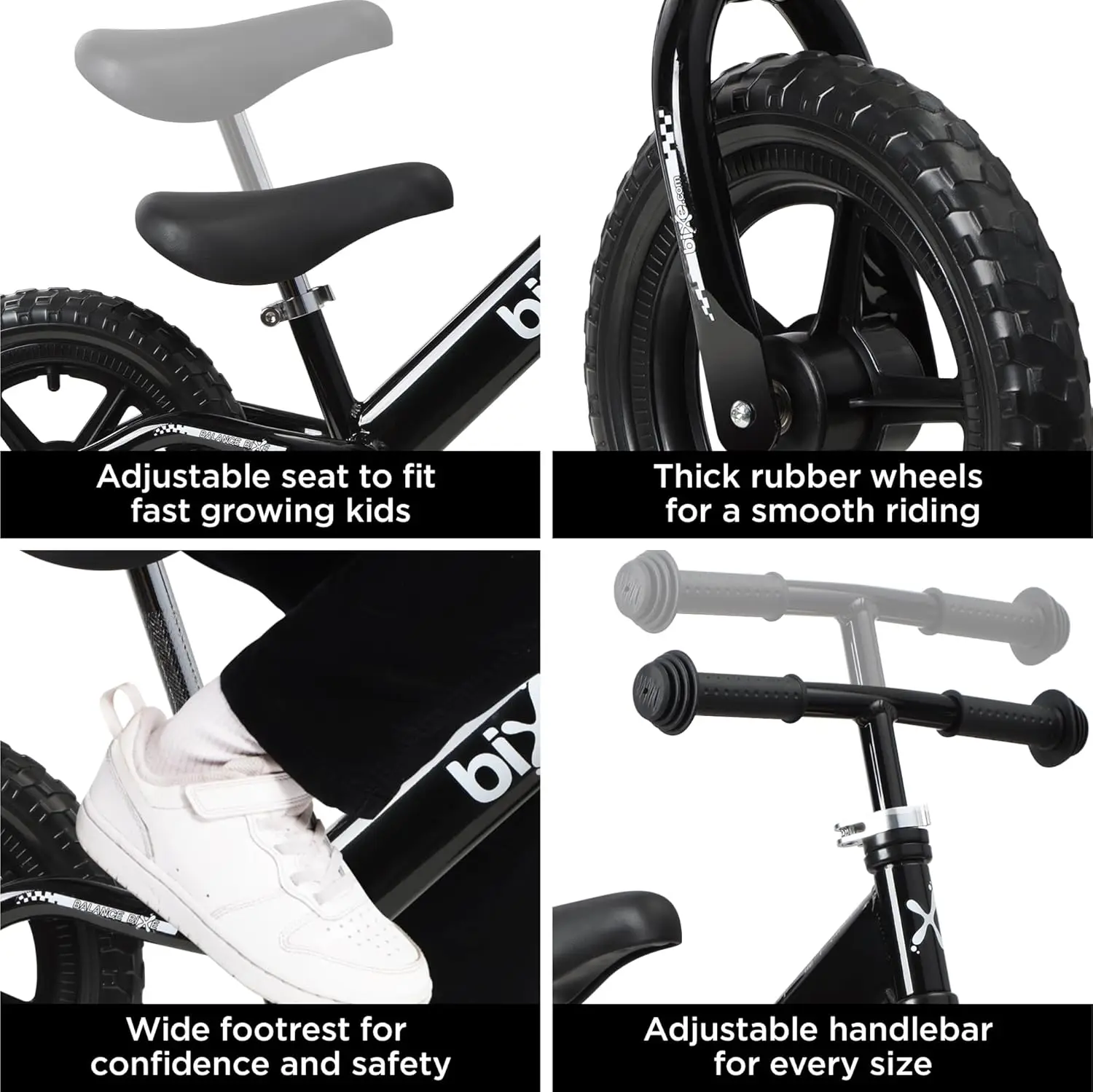 Vélo d'équilibre pour enfants, 30.5 cm (12 "), 1.8kg (4 artériels), pour enfants de 3, 4, 5 ans