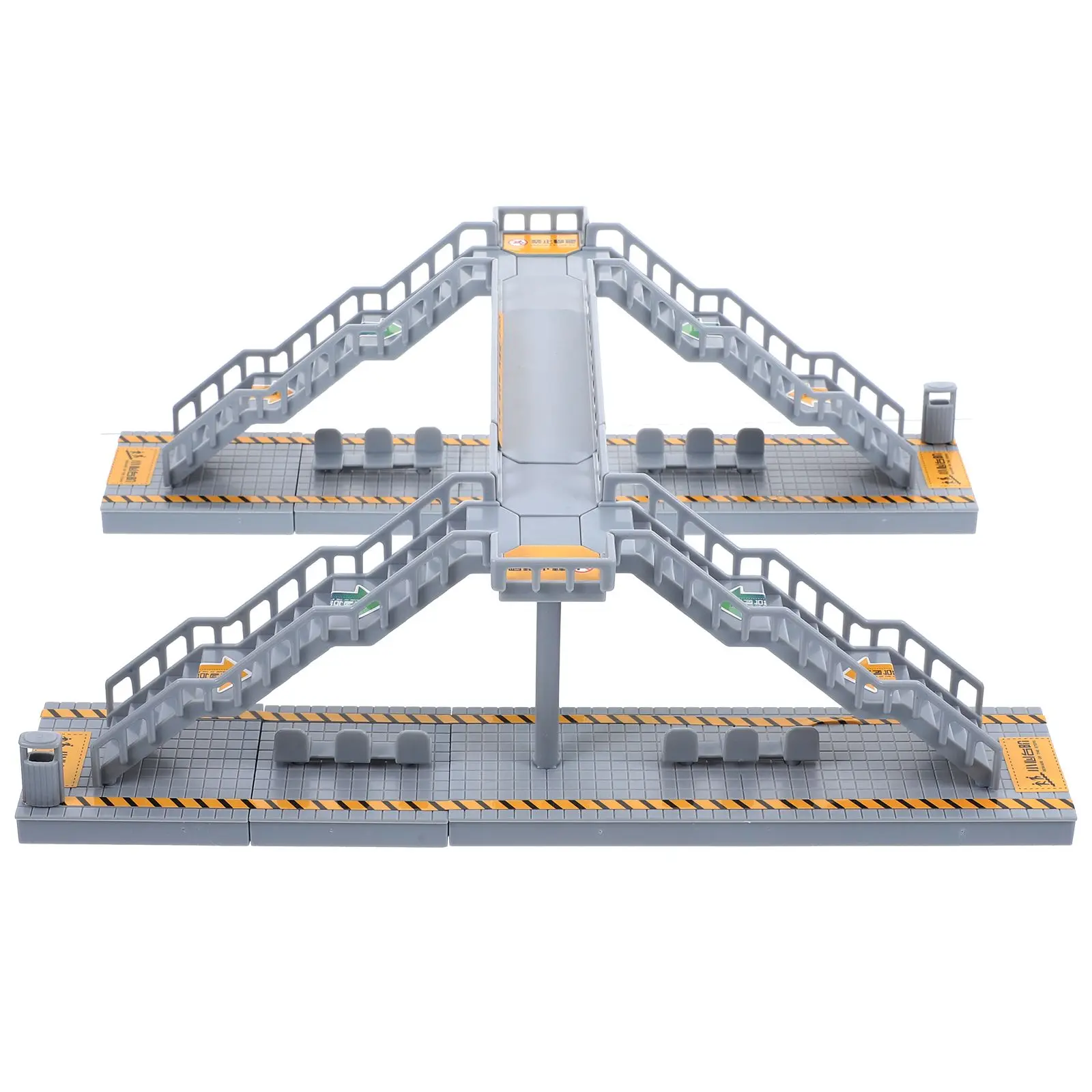 1set Footbridge Accessories Mini Pedestrian Bridge House Supplies Decorative Plastic Model DIY Material Sand Table nament