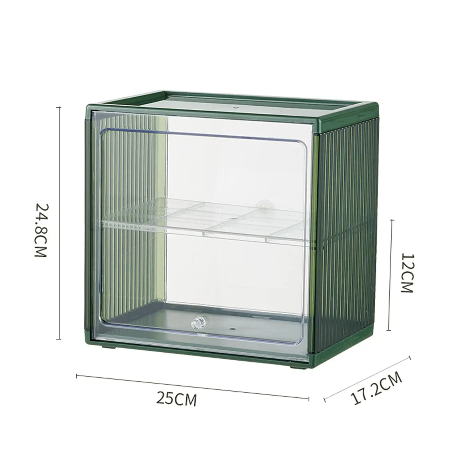 Cup Storage Shelf Acrylic Storage Box Kitchen Organizer Desktop Cup Display Rack for Breakroom Bathroom Hotel Cafe Coffee Mug