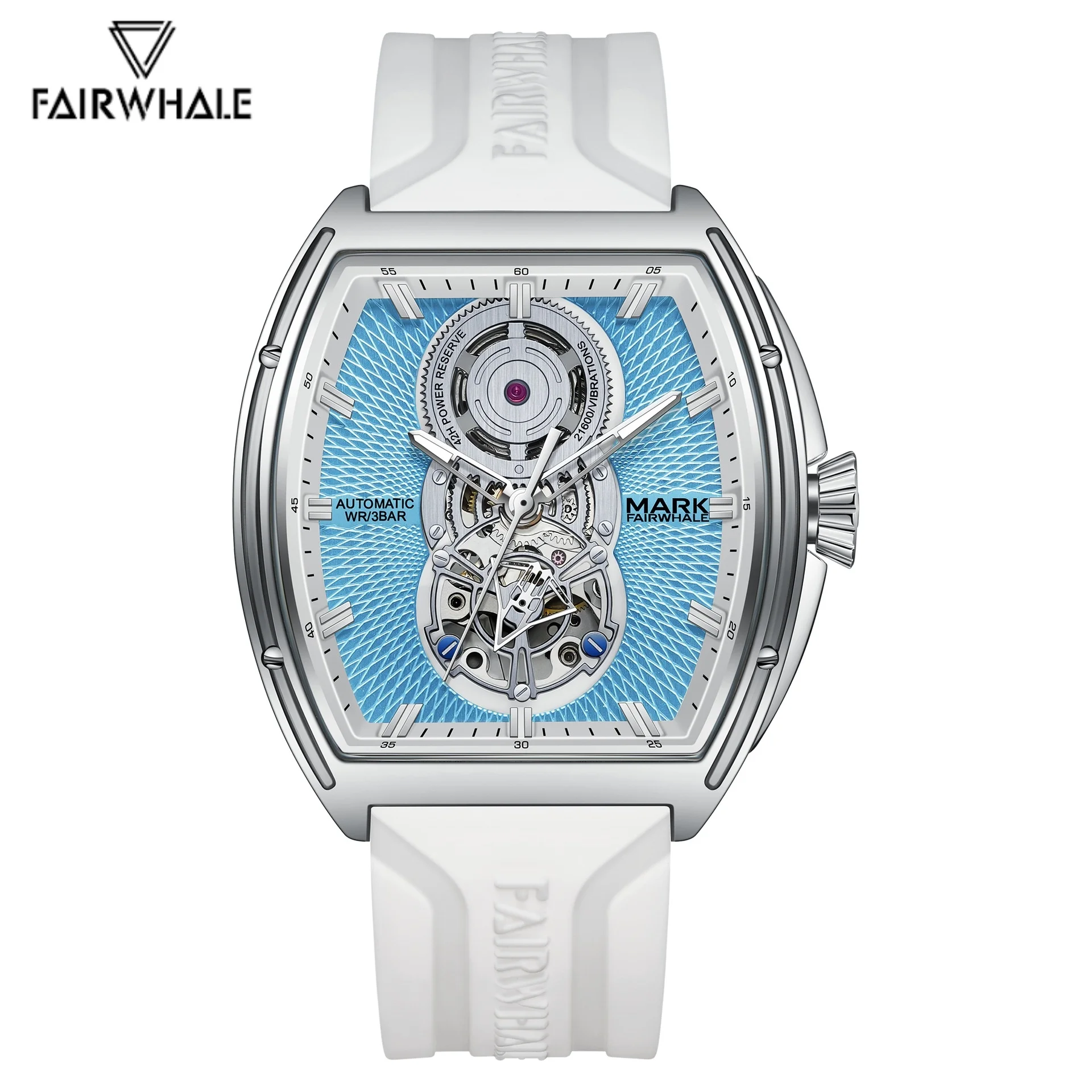 

Мужские автоматические механические часы Mark Fairwhale 6029 с эстетичным дизайном, водонепроницаемые, модные, с автоподзаводом