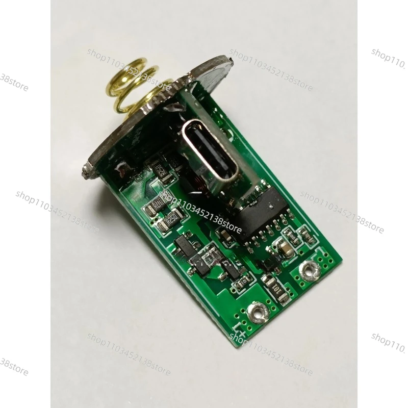 Dual lithium driver board, two 18650 or 26650 battery circuit boards, strong light flashlight accessories, middle switch