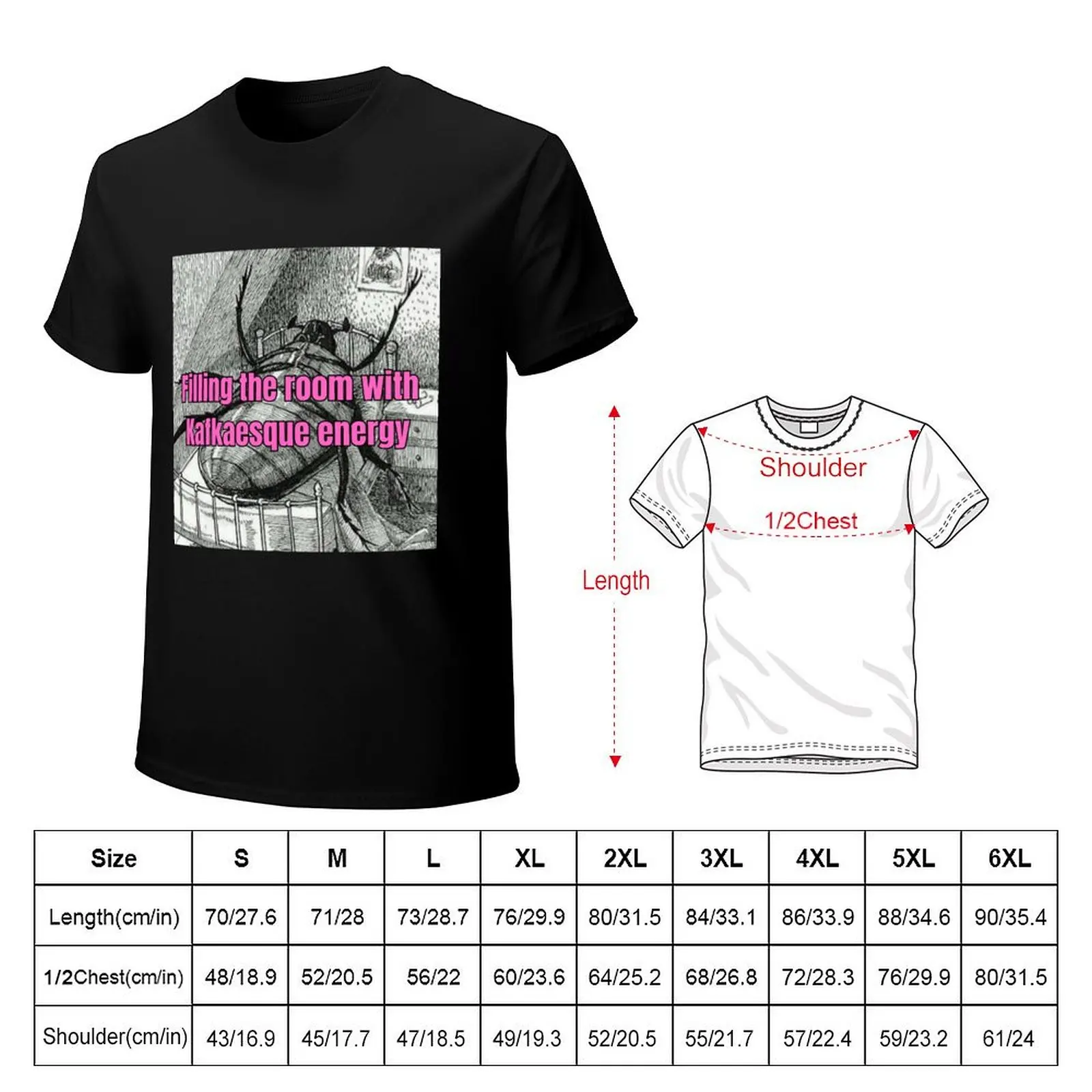 Gregor Samsa Girl meme T-Shirt Casual Everyday Short Sleeve T-Shirt