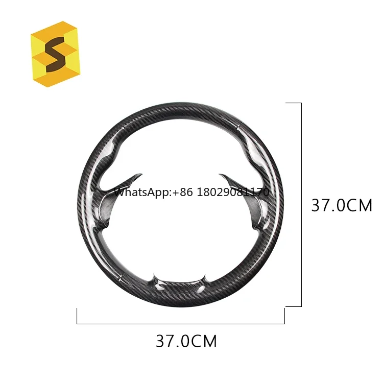 Dry Carbon Fiber Car Interior Accsori Carbon Fiber Car Steering Wheel for BMW F20 1 F21 F23 F30 F31 F34 GT