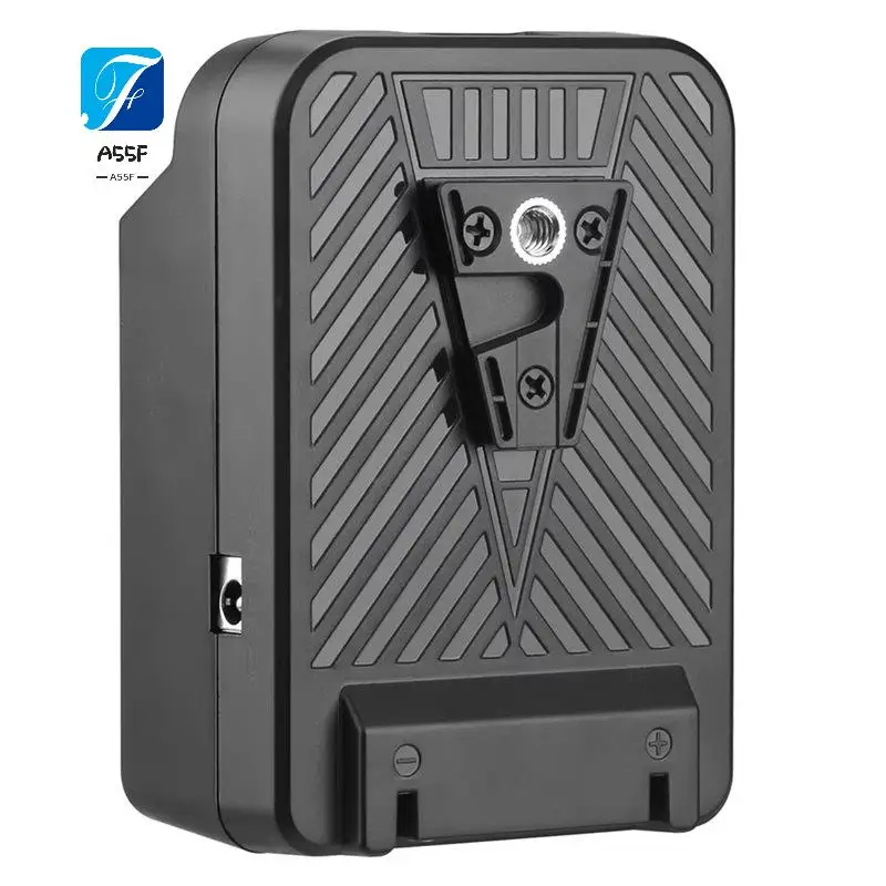 A55F-For 18V Battery To V Mount Battery Plate Converter Sturdy Multi Purpose PD100W Fast Charging Efficient Lights