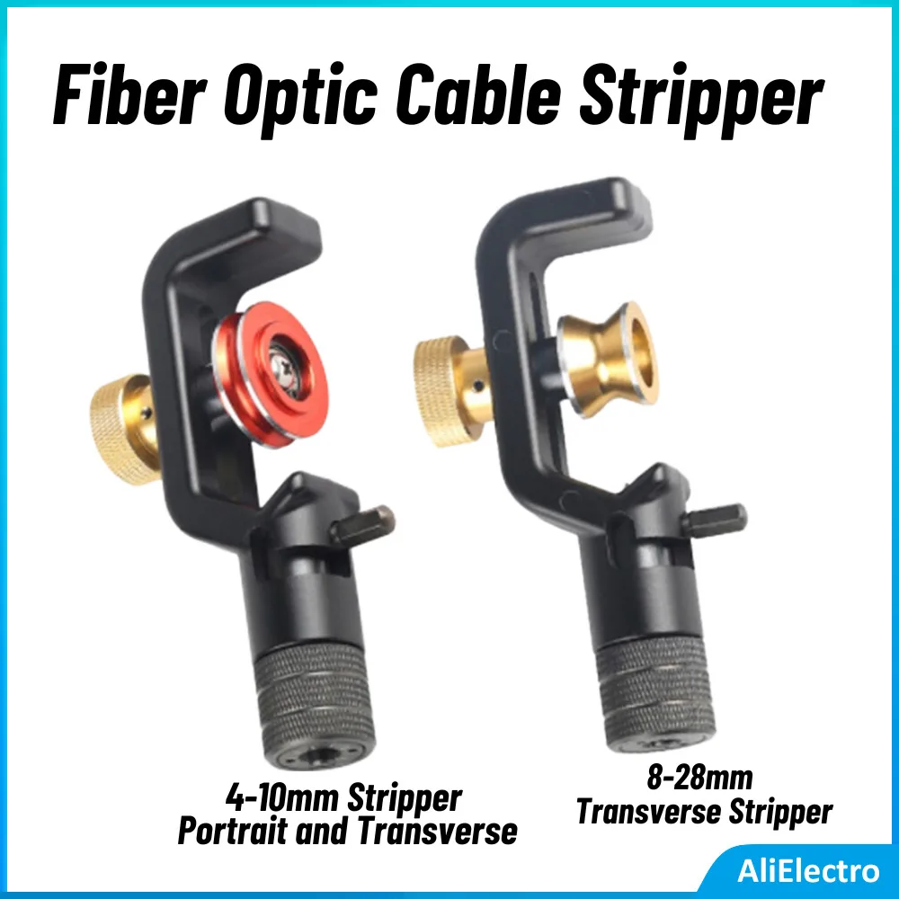 

ACS-2 Armored Wire Stripper 4-10mm & 8-28mm Optical Cable Slitter Fiber Optic Stripping Tool Jacket Slitter Sheath Cutter ACS2