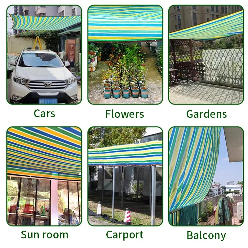 Garden brown net sunshade, outdoor sunshade, backyard sunshade, cool shed, UV protection, car shed sunshade net4x5m