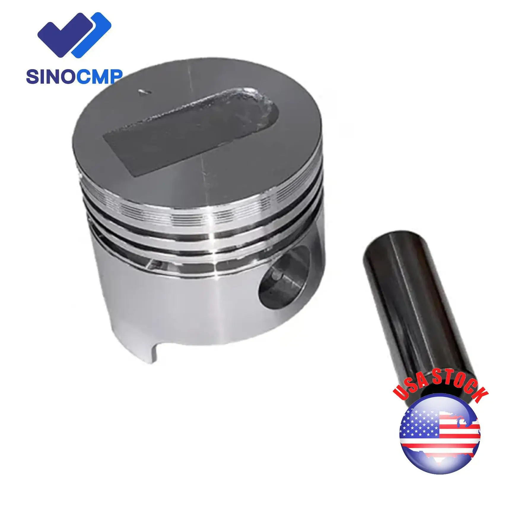 

SINOCMP 31A17-08400 31A17-07100 S4L S3L S4L2 S3L2 Piston Set for Mitsubishi 3215 2815 3316 MT160 MT165 MT190