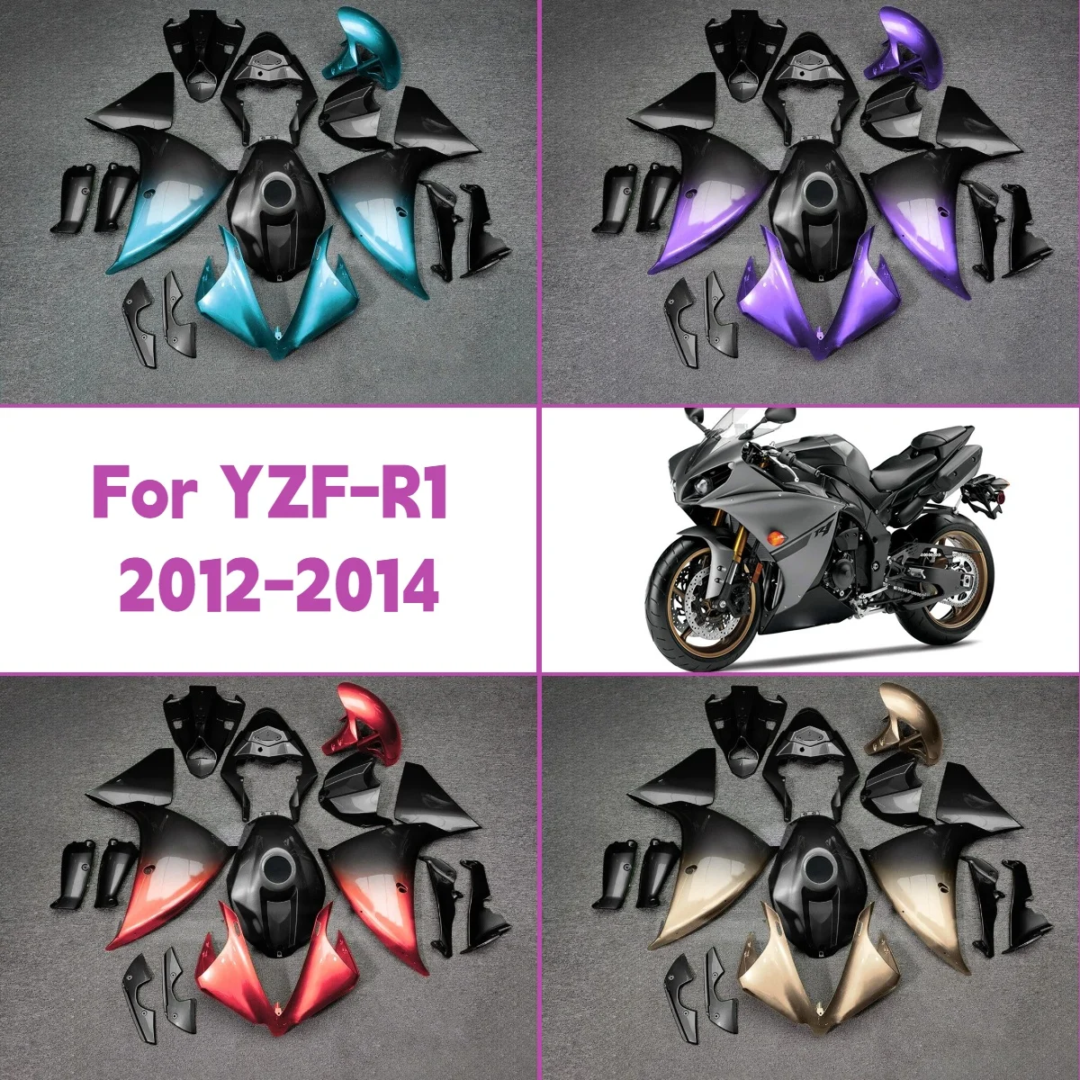 

Обтекатели Prime для Yamaha YZF R1 2012, 2013, 2014, пластиковый литой комплект обтекателей для мотоцикла 12 13 14 YZFR1