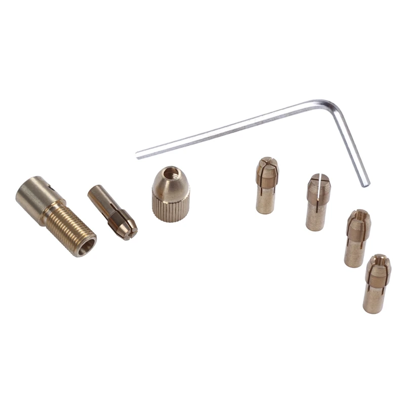 Jeu de pinces de mandrin rapide pour mini outils, 9 pièces, 0.5-3mm, 1 pièce, 0.3-3.5mm, petit pour mandrin de perceuse