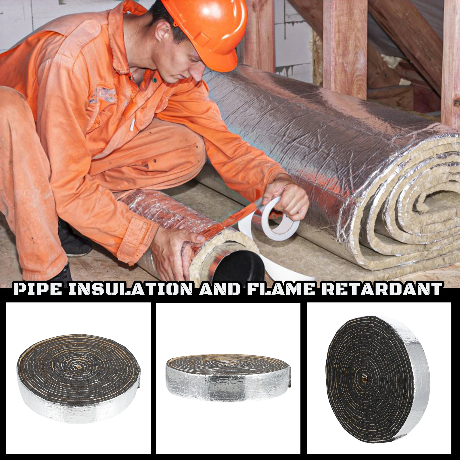 

Sound Insulation Cotton Heat Proof Tape Shielding Aluminum Rubber Dense Noise Material Exterior