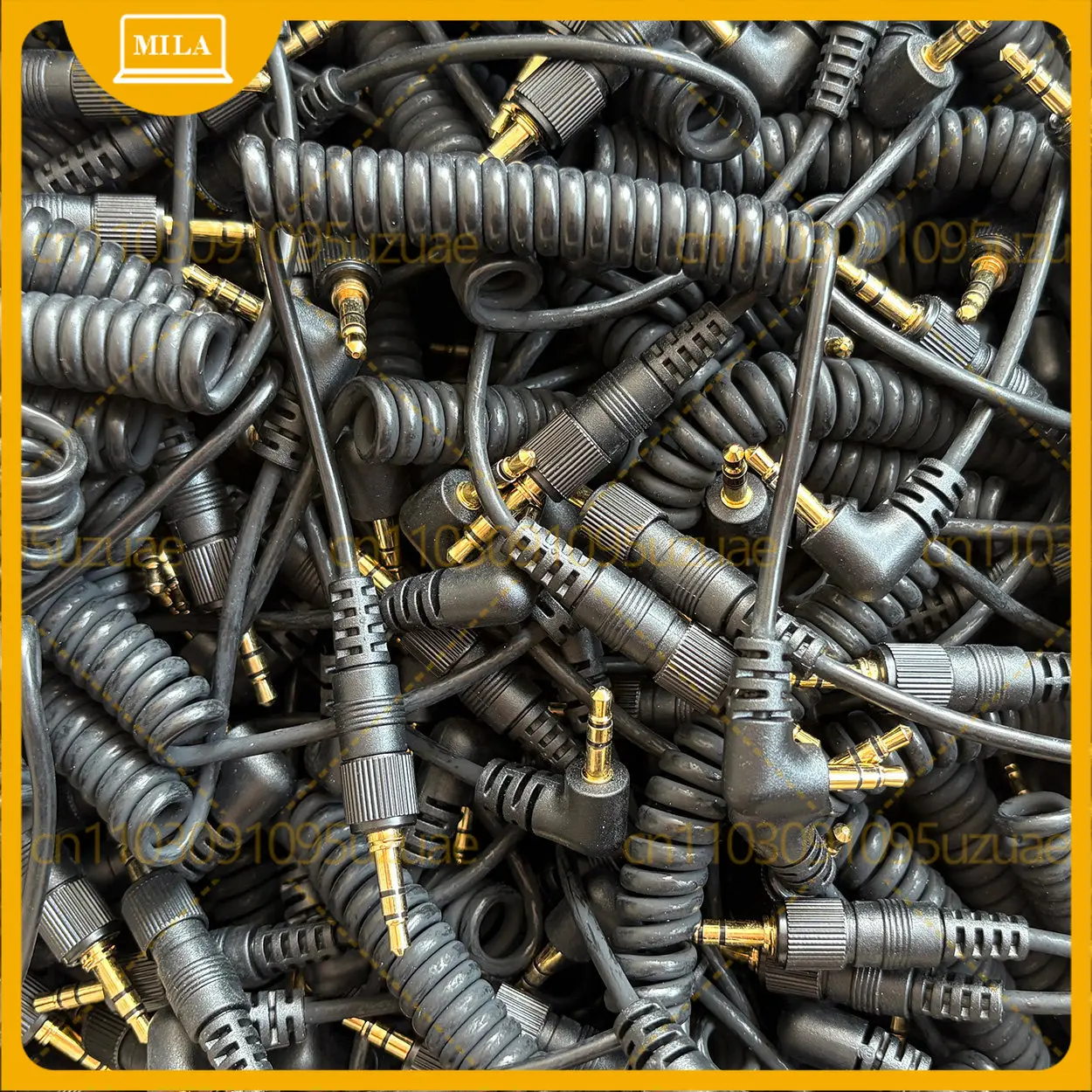 10Pcs For Saramonic SR-UM10-C35 TRS spring with locking audio cable