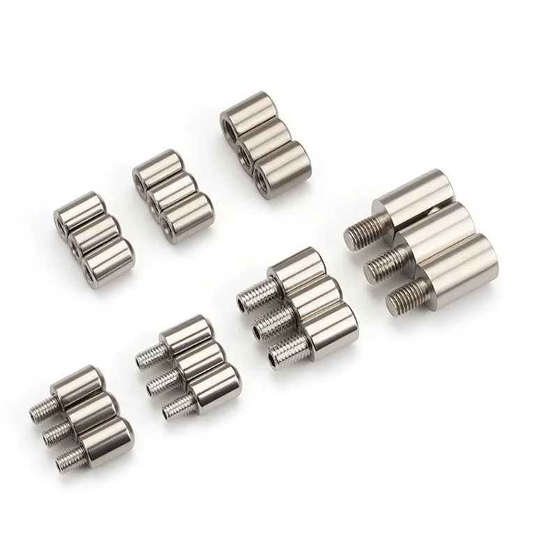 M6/M8 Triple Hinge Chassis Cabinet Internal External Thread Triple Hinge Electrical Cabinet Door 201/304 Stainless Steel Hinge