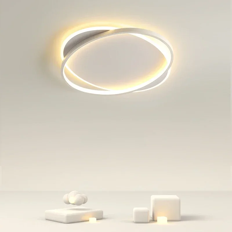 

GHEUVNJ Creative Iron Art Bedroom Light, Ceiling Light, Ultra Thin and Minimalist Light Fixture, Modern, Simple and Personalize