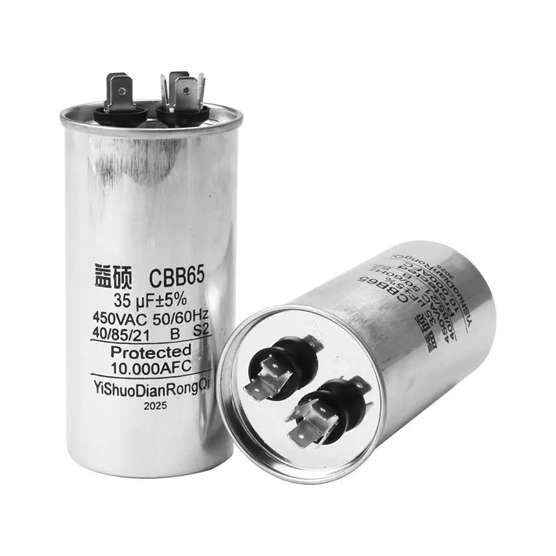 Manufacturer Supplies CBB65 Air Conditioner Capacitor 35uF Compressor Starting Capacitor CBB65A--air Capacitor
