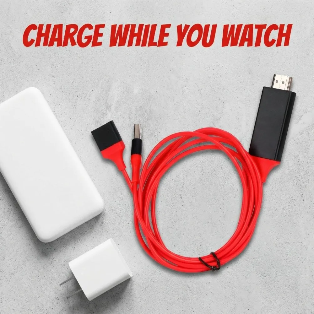 

Адаптер для подключения мобильного телефона к телевизору с разрешением 1080P, HD-подключение, HD HDTV-адаптер, потоковая передача видео и аудио, подключение к планшету