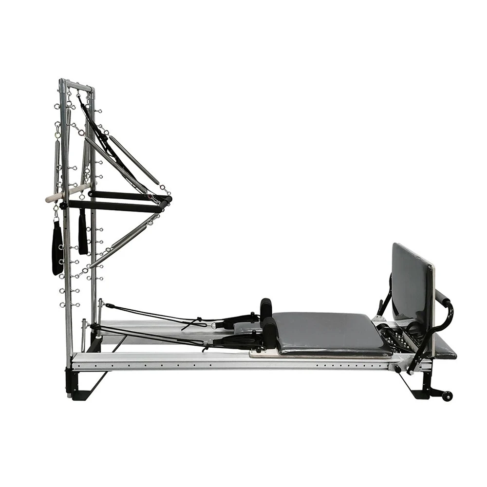 

Hot Sale Reformer Pilates With Tower Machine Aluminum Manufactures Classic Pilates Bodybuilding Reformer Aluminum Alloy Core Bed