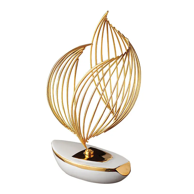 Wind and Wind Water Boat Home Furnishings Entrance Decorations Living Room Cabinet Handicrafts Relocation High End Gifts Pendant