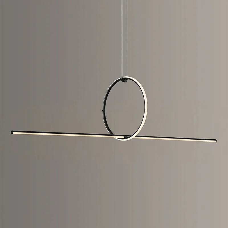 Arrangements Suspension Light Post Modern Geometric Pattern minimalist pendant light For Dining Room  black pendant light