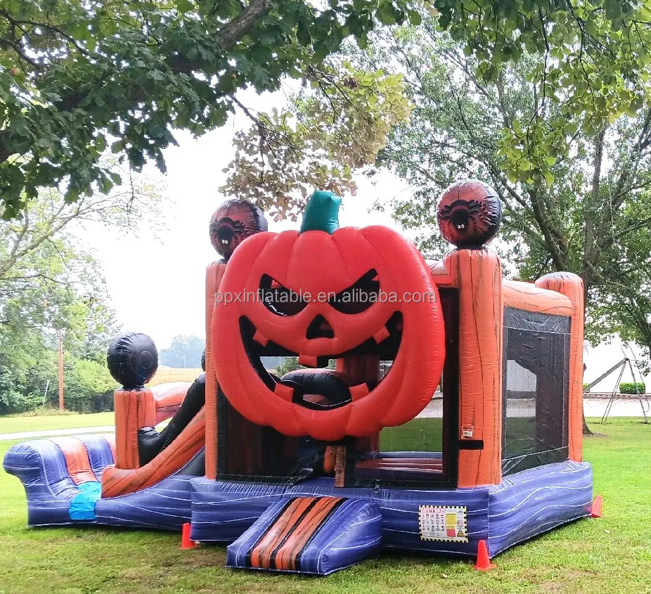 New Inflatable Halloween Bouncer Outdoor Large Inflatable Trampolines For Kid Jump Bouncing Castle