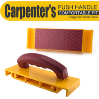 A20F-Carpenter's Safety Plastic Push Handle Diagonal Style Wood Saw Push Block Sticks Table Saw Woodworking Push Block Tools