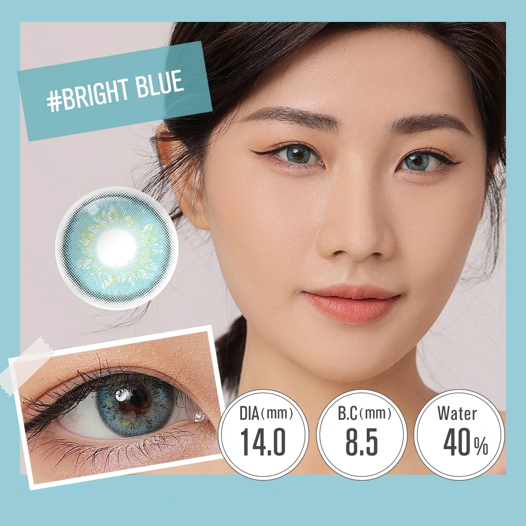 Colored Contacts for Eyes Color Contact Lenses Brown Colorful Eyes Lenses São Paulo warehouse Cosmetic Makeup Eye Contacts Lens