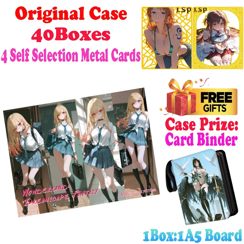 

2025 год. Последний размер A5. Dreamscape Fantasy Waifu Card Board Master Set без дубликатов Ganyu Trading Keqing Artboard.