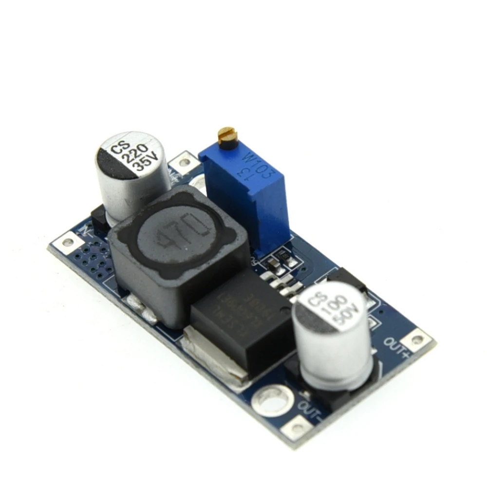 XL6009 4A Módulo Elevador 5-32V a 5-50V DC-DC - imagen 2
