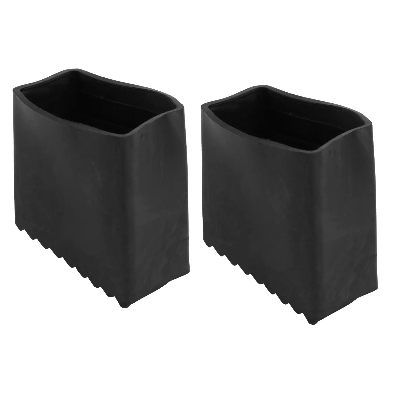 2Pcs Wear-Resistant Ladder Foot Pads Non-Slip Rubber Covers for Step Ladders Household Safety Floor Protection Ladder Protective