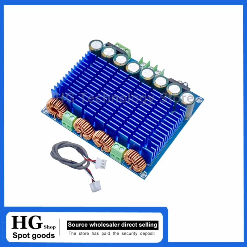 TDA8954TH Dual Channel 420W*2 Class D Digital Audio Stereo Amplifier Module HIFI Amplifier Board XH-M252 Dual AC 24V