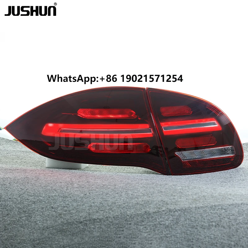 

JUSHUN High Configuration LED Auto Streamer Turn Light Assembly for Porsche Cayenne 2011-2014 Accessories Upgrade New Taillight