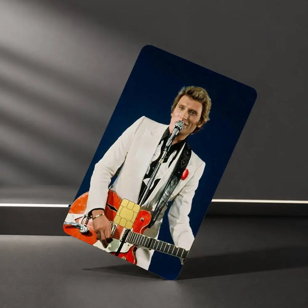J-Johnny H-Hallyday Singer Sticker Film Tape Skin for Credit Card Debit Card Waterproof Stickers
