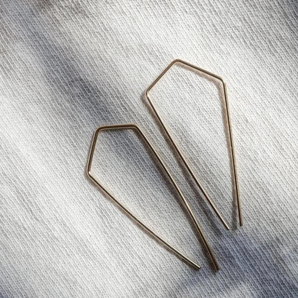 

925 Sterling Silver Women Earrings Dangling Earring Handmade 14K Gold Filled Women's Jewelry