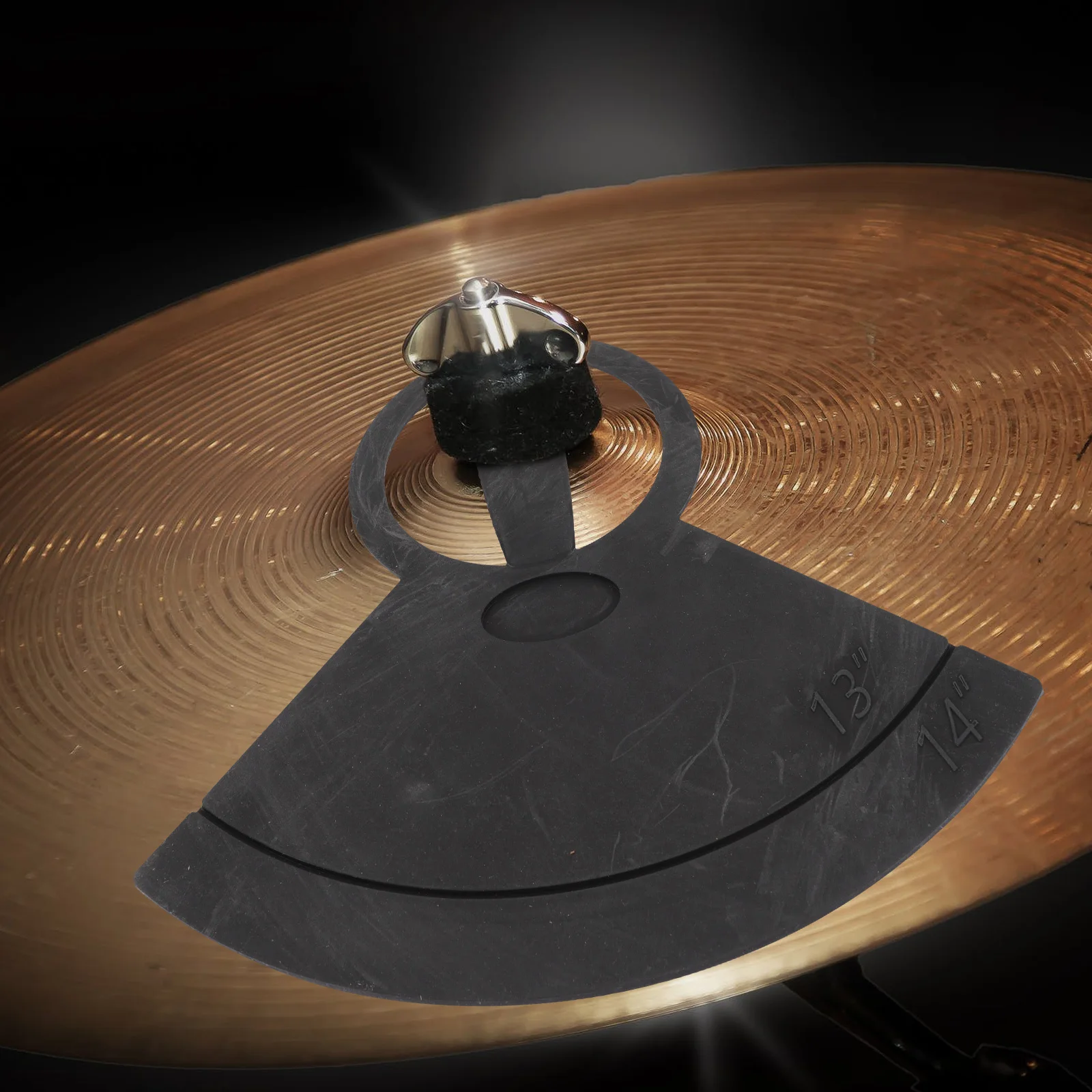 

Sound Silence Cymbal Drum Mute Pad Simple Dampeners Soundproofing Rubber Silencing Drumming Practice Insulation