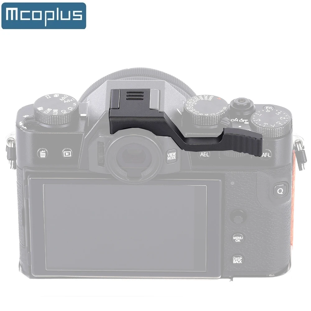 Mcoplus ZB-XT30 Metal Hot Shoe Thumb Grip for Fujifilm X-T10 X-T20 X-T30 X-T30II XT30III Camera