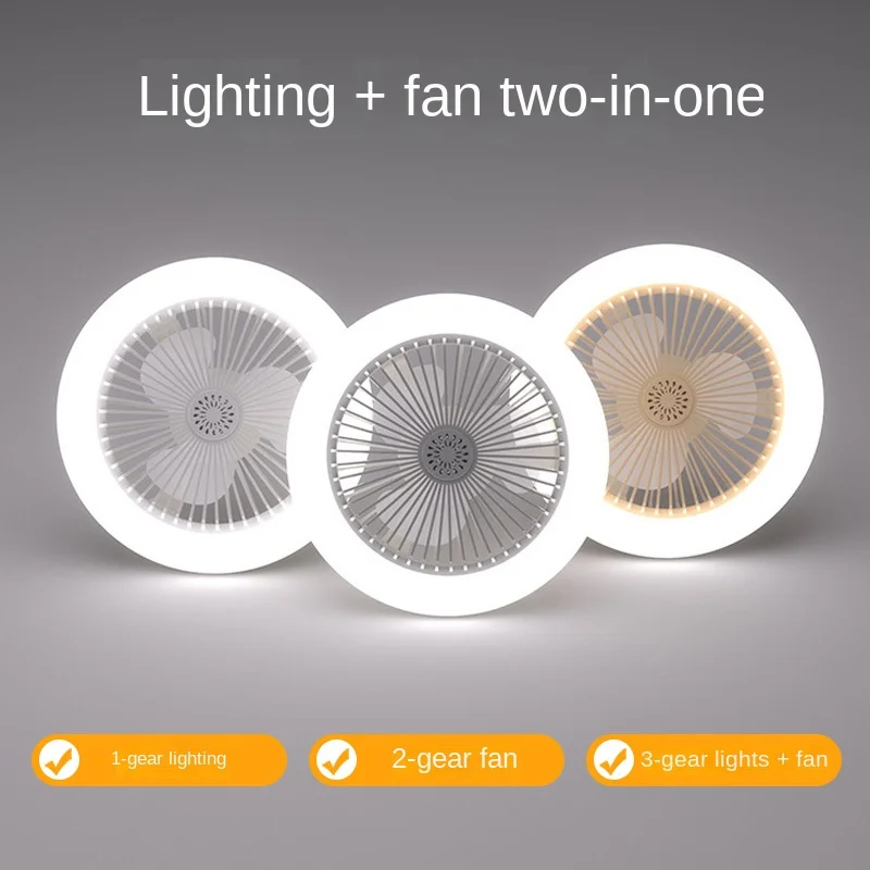 

Hot Fan Light with Remote Control LED Lights E27/B22 Bedroom Study Dormitory Fan Light Fan Ceiling Chandelier Mini Small Fan