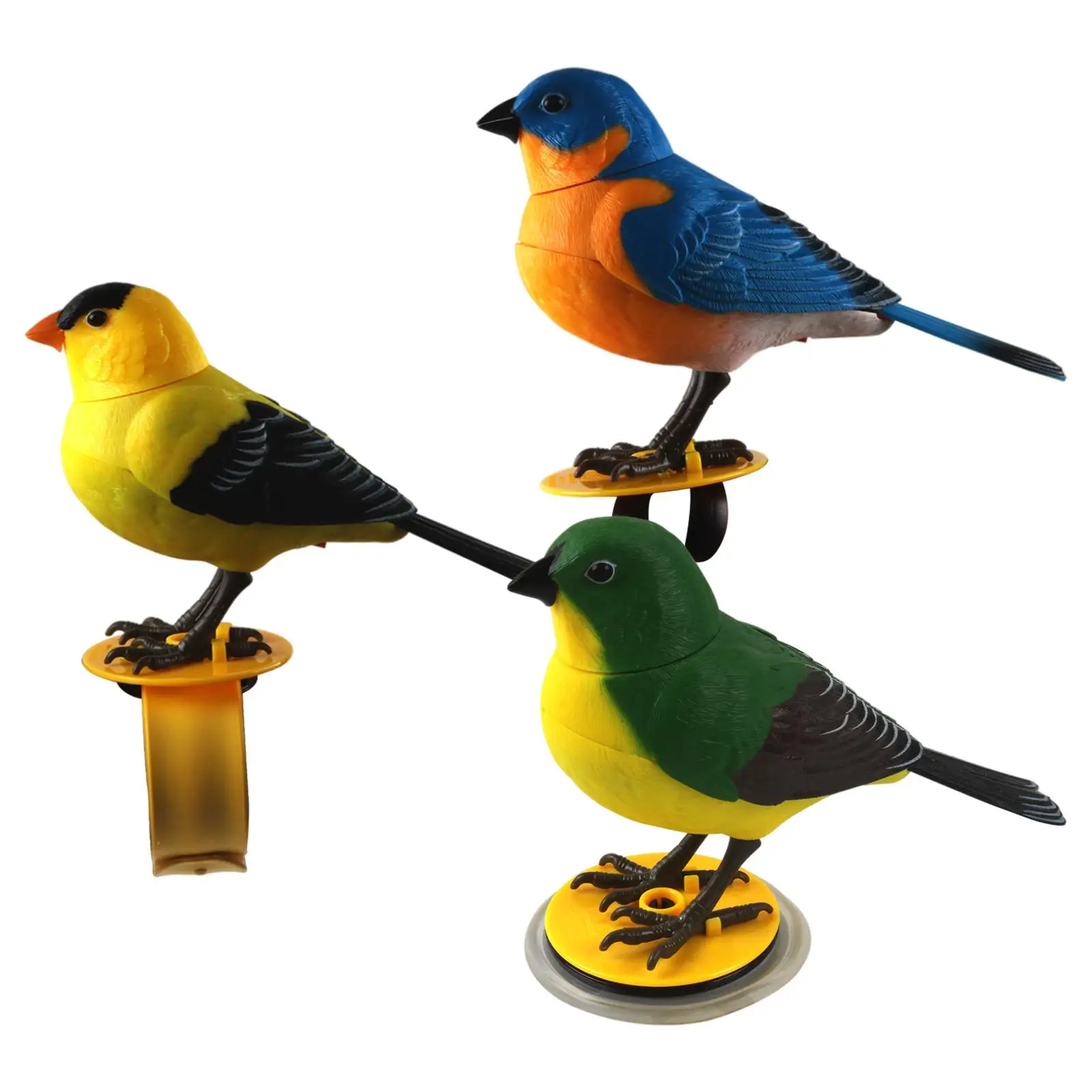 Cute Sing Electronic Birds Toy Music Educational Controlled Bird