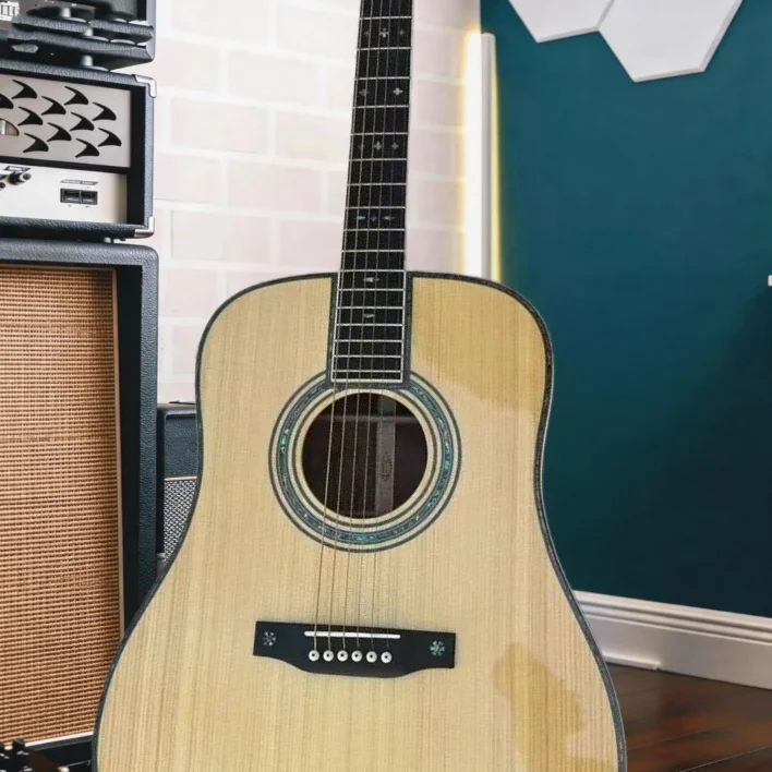 Hot sale D42 Solid Spruce Top 6 Strings Acoustic Guitar Rosewood Back Sides Rosewood Bridge 41 Inch Beginner Classic Gift