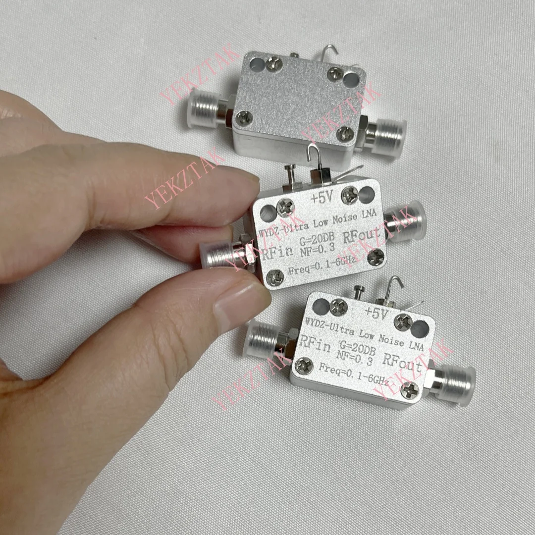 100M-6GHZ 20DB Ultra Low Noise LNA Amplifier NF=0.3 RF Drive Signal Receiver RF POWER Amplifier FM Radio VHF UHF 915MHZ 5.8Ghz