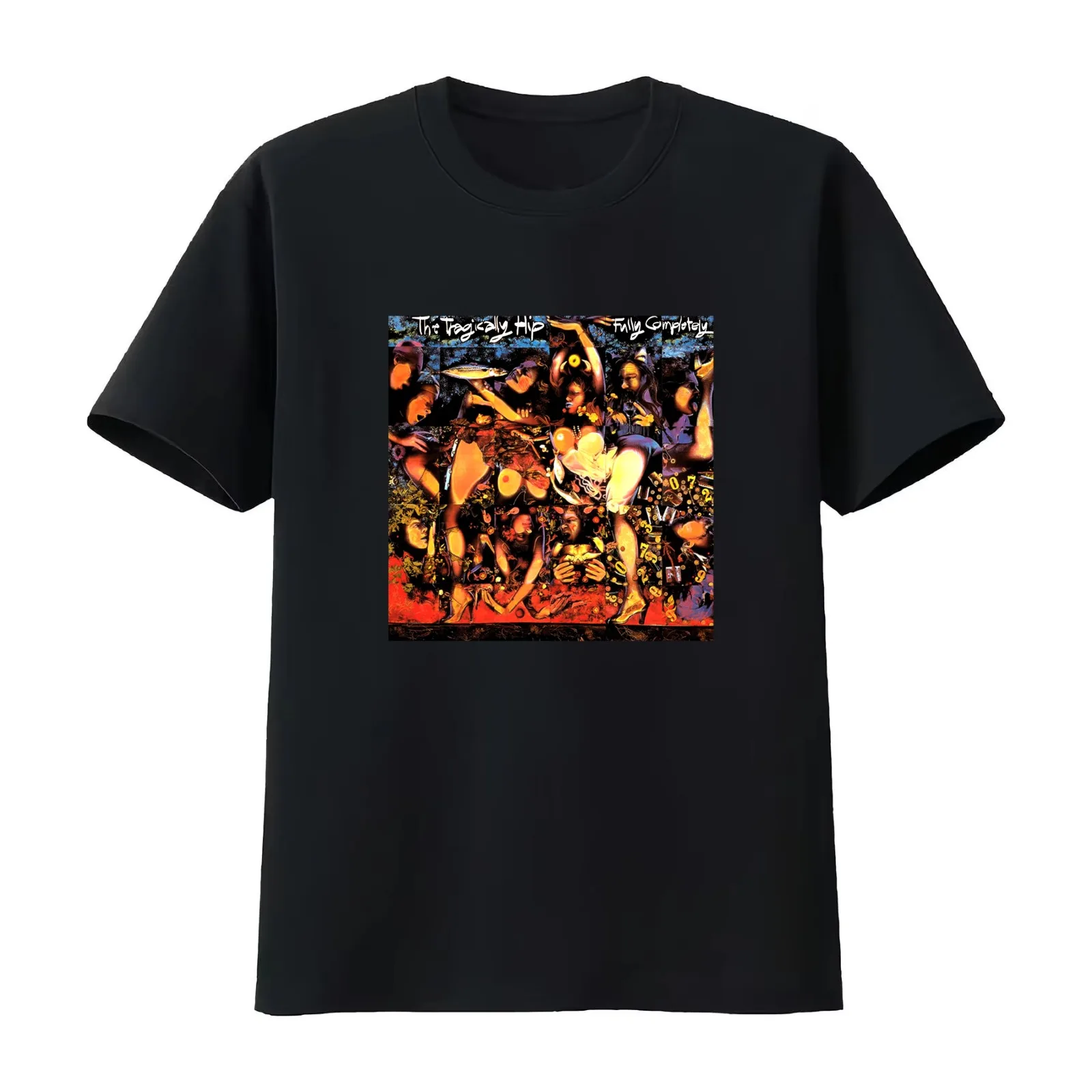 The Tragically Hip Fully Completely Album Cover. T-Shirt Summer Casual Cotton Tee Oversized Streetwear Tops Unisex Men Women