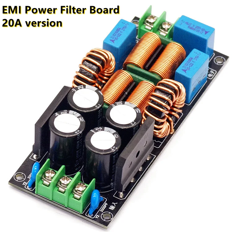 AC high frequency filter module EMI filter 4A 10A 15A + RFI DC isolator purification filter noise impurities