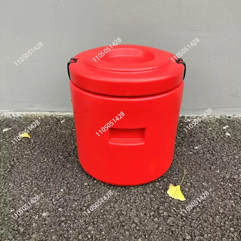 304 stainless steel thermal insulation bucket with sealing ring, thermal insulation soup bucket, food delivery bucket