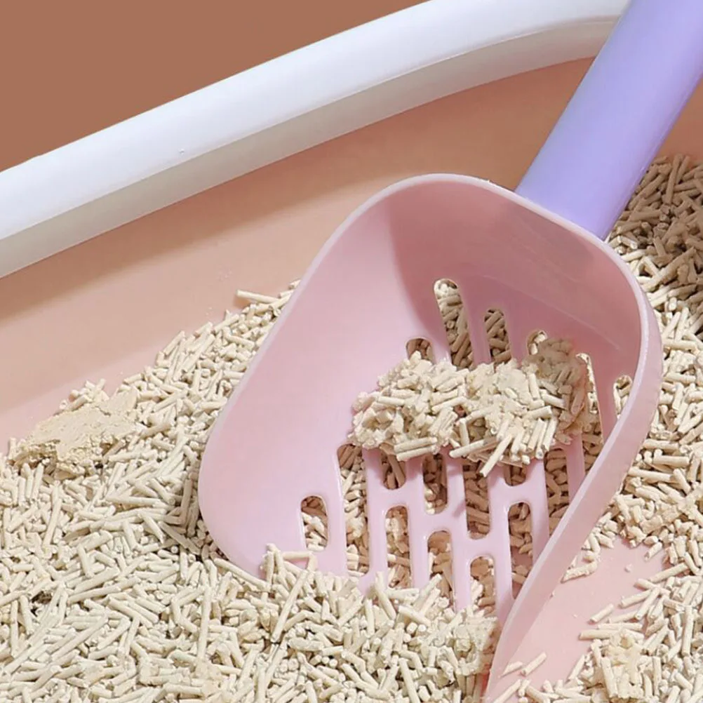 

3pcs Cat Litter Scoop Set Lightweight Durable Plastic Poop Filter For Cat Sand Cleaning Tool Pet Supplies Pet Shovel