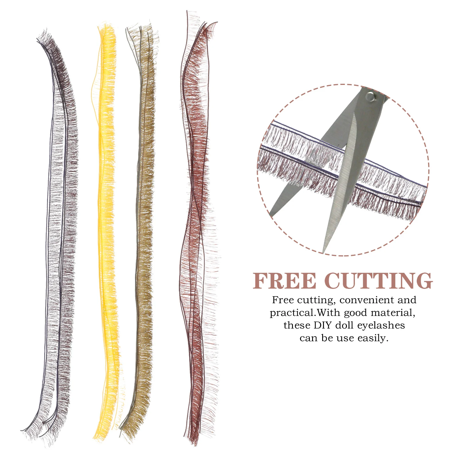 20 個まつげ DIY つけまつげ子供のための安全で快適なクラフト活動装飾アクセサリーメイクアップアート用品