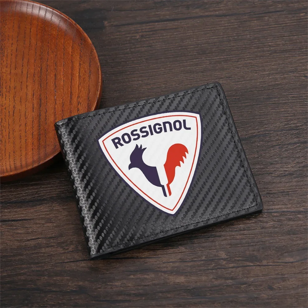 Rooster shield emblem design brand Men's Wallets Simple Business Modern Stylish Printing Design Gifts For Father Boyfriend Chris