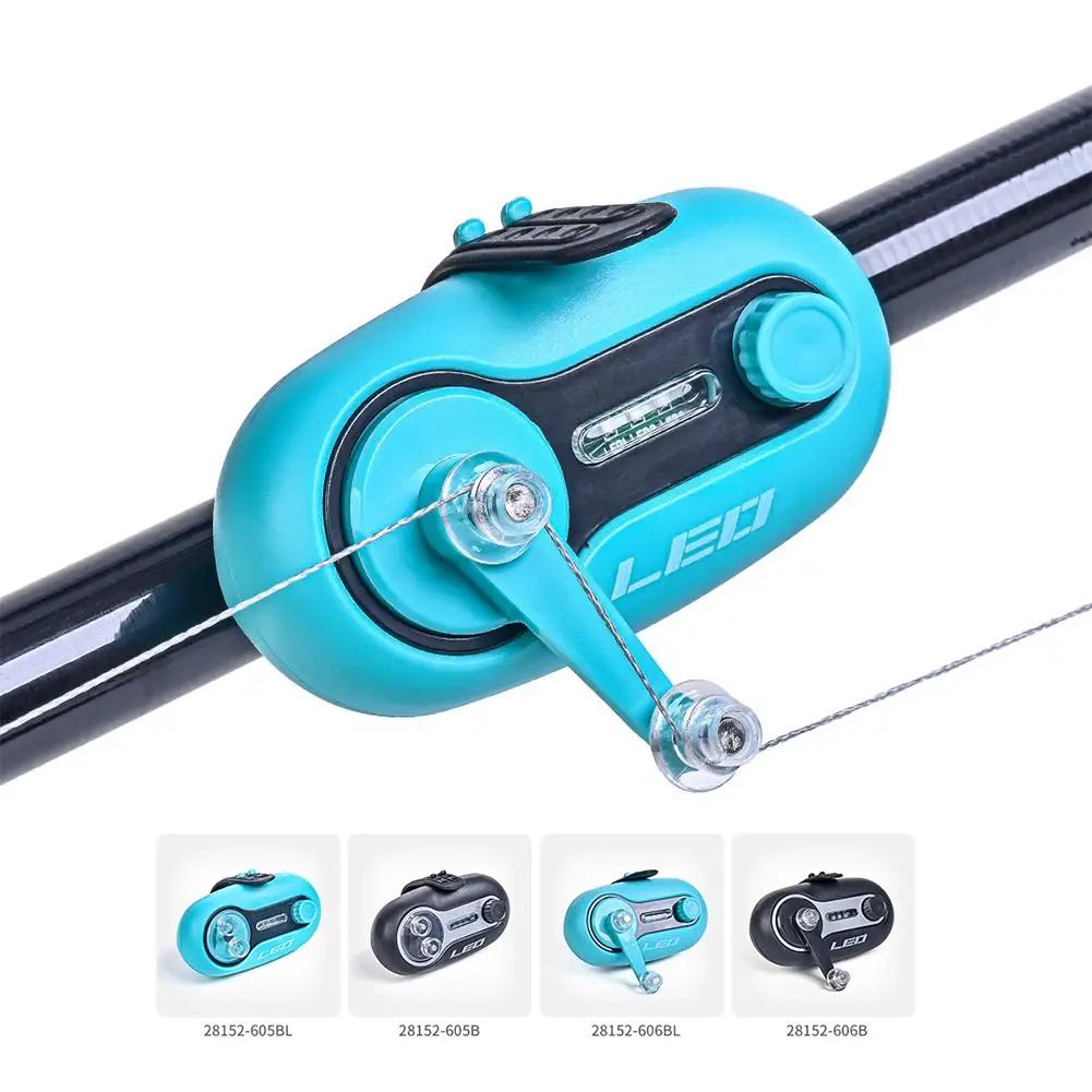 Pesca eletrônico mordida alarme com LED indicador luminoso, engrenagem Combater acessórios para pesca noturna, atualizado
