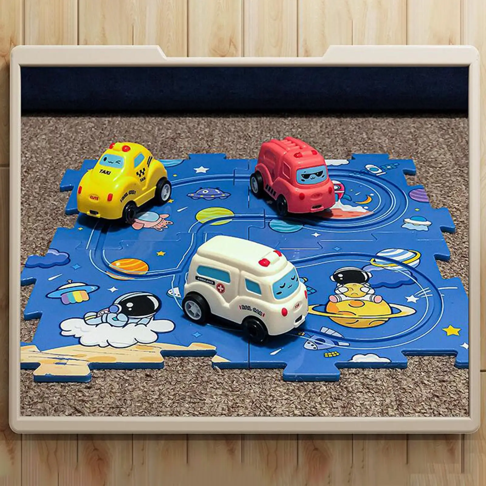 

Slot Rail Toys for Kids, Kids Race Tracks, Stem Educational Puzzle Tracks Set,