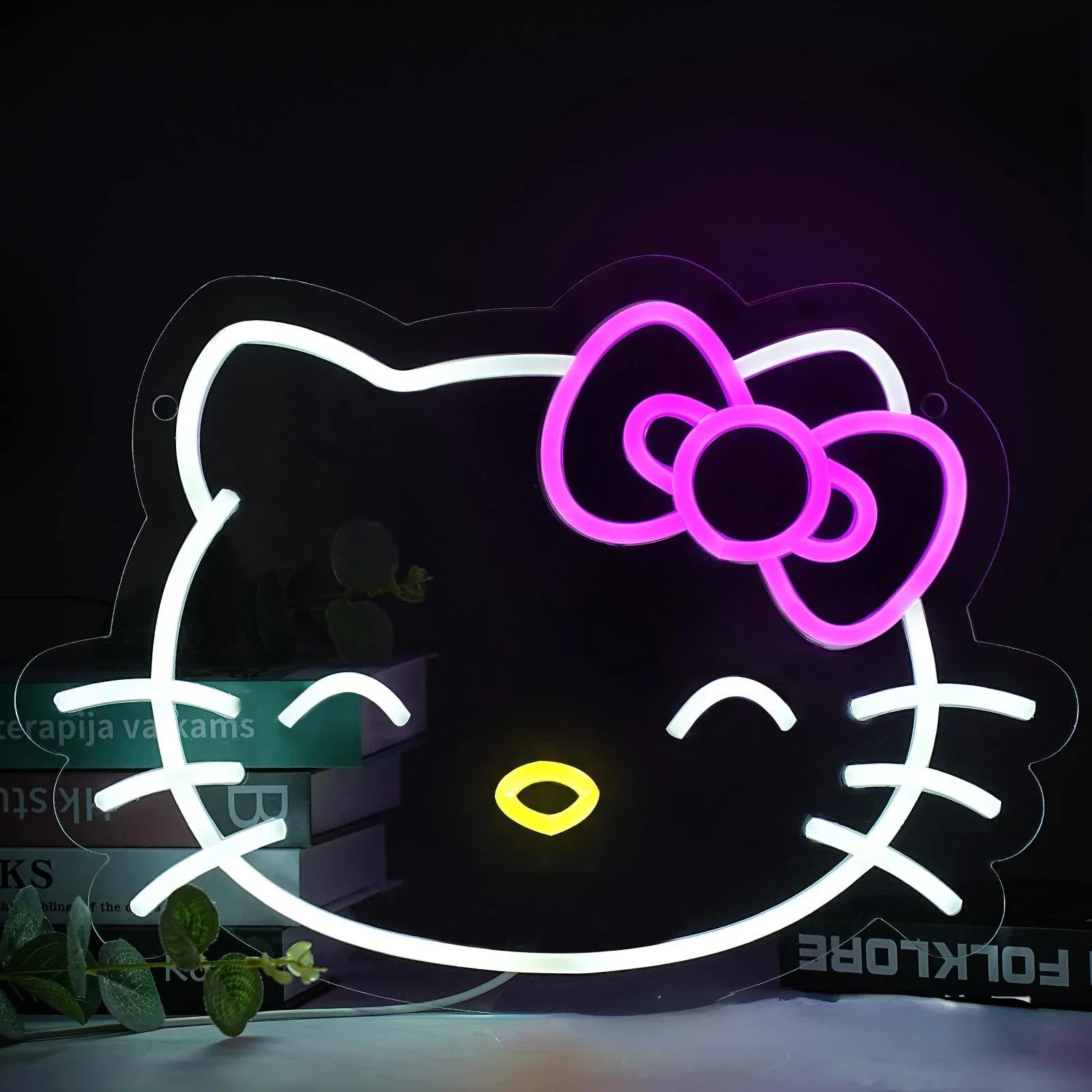 Hello Kiity anime Led Night Lights Neon Light Holiday lighting