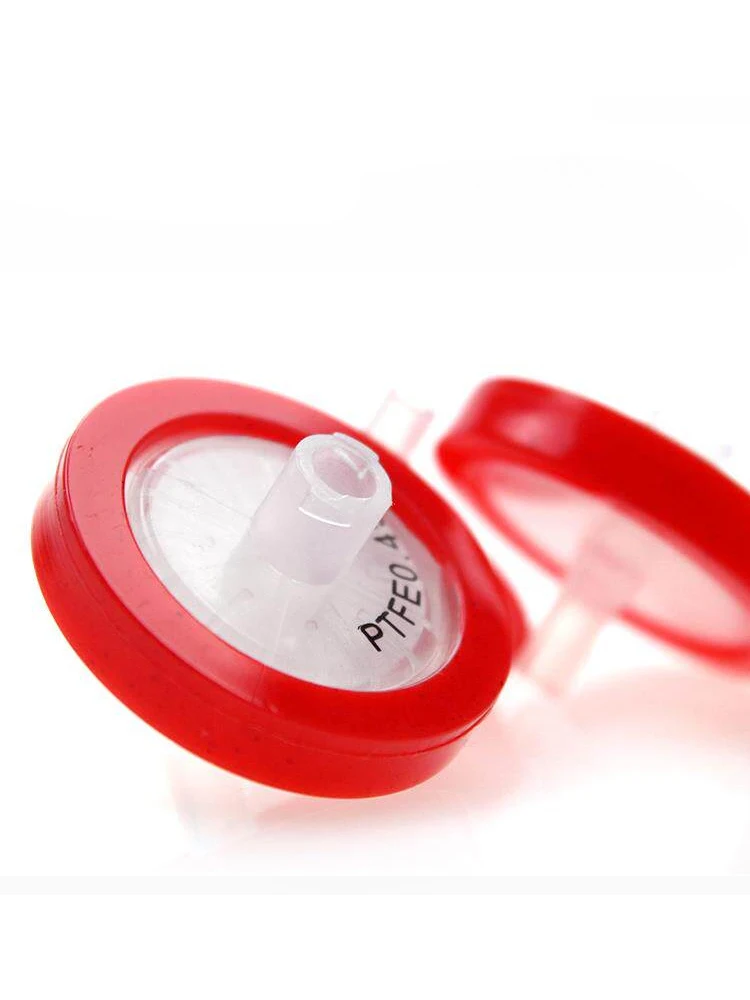Filtri a siringa membrana in PTFE 25mm diametro 0,22um dimensione dei pori, filtro Non Sterile, idrofilo, confezione da 10 pezzi